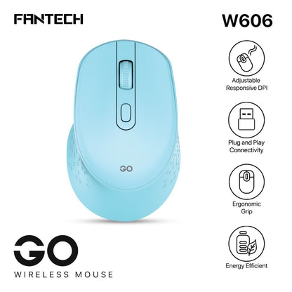 Fantech, W606 Go: Productive Wireless Mouse For Everyday Tasks