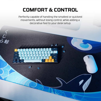 Fantech, Mp905 Super Kujira Umi, Gaming And Office Mousepad, Xx-Large Size: 90Cmx40Cmx0.4Cm