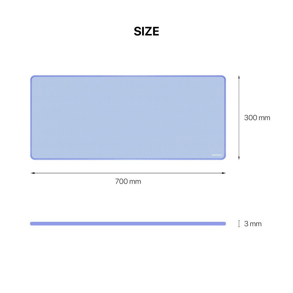 Fantech, Mp70 Basic Deskamt Mouse Pad Large Size: 70Cmx30Cmx0.3Cm, Available in Different Colors