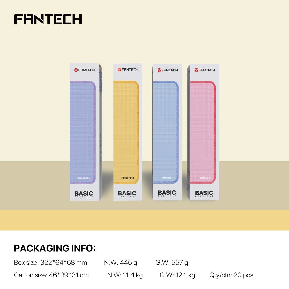 Fantech, Mp70 Basic Deskamt Mouse Pad Large Size: 70Cmx30Cmx0.3Cm, Available in Different Colors