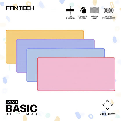 Fantech, Mp70 Basic Deskamt Mouse Pad Large Size: 70Cmx30Cmx0.3Cm, Available in Different Colors