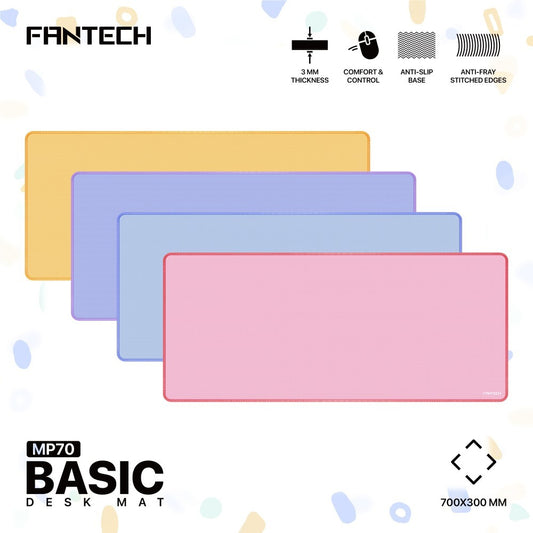 Fantech, Mp70 Basic Deskamt Mouse Pad Large Size: 70Cmx30Cmx0.3Cm, Available in Different Colors