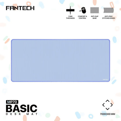 Fantech, Mp70 Basic Deskamt Mouse Pad Large Size: 70Cmx30Cmx0.3Cm, Available in Different Colors
