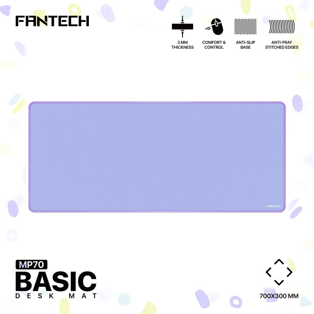 Fantech, Mp70 Basic Deskamt Mouse Pad Large Size: 70Cmx30Cmx0.3Cm, Available in Different Colors