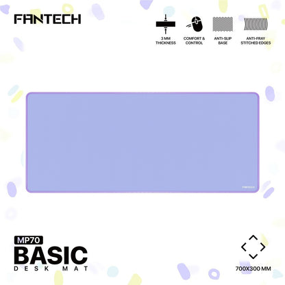 Fantech, Mp70 Basic Deskamt Mouse Pad Large Size: 70Cmx30Cmx0.3Cm, Available in Different Colors
