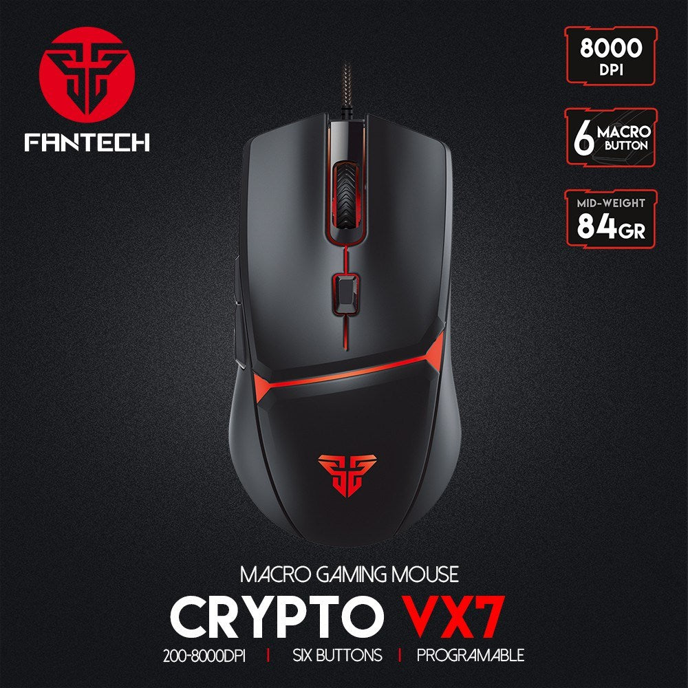 Fantech, Vx7 Crypto Rgb Gaming Mouse
