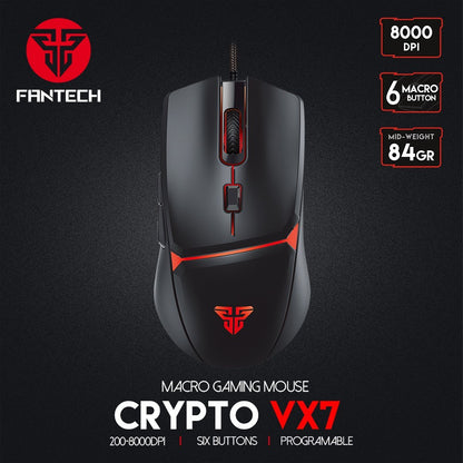 Fantech, Vx7 Crypto Rgb Gaming Mouse