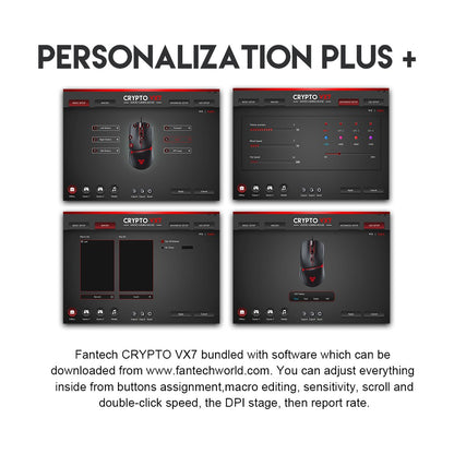 Fantech, Vx7 Crypto Rgb Gaming Mouse