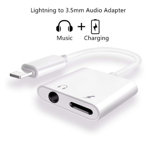 Moxom, Mx-Ax15, Wireless Lightning To 3.5Mm Audio + Lightning Charge Adapter