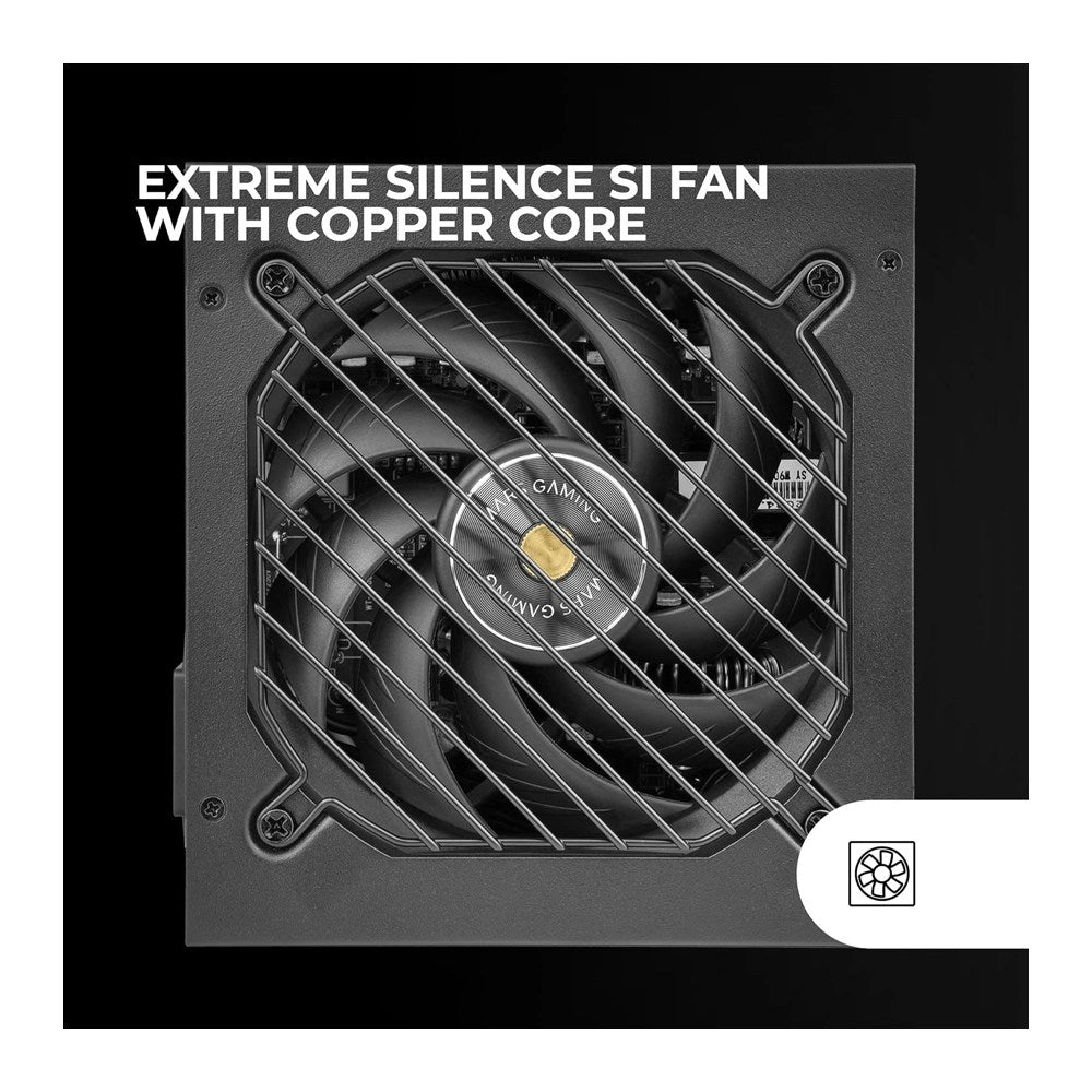 Mars, Gaming Mpb750Si, 750W Psu, Dc-Dc & Smd Tech, 80Plus Bronze, Active Pfc, Ultra Silent Ai2-Rpm & 12Cm Si Copper Fan, 7 Years Warranty