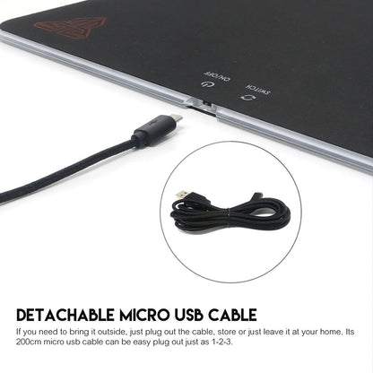 Fantech, Mpr350 Aurora Abs Rgb Gaming Mouse Pad
