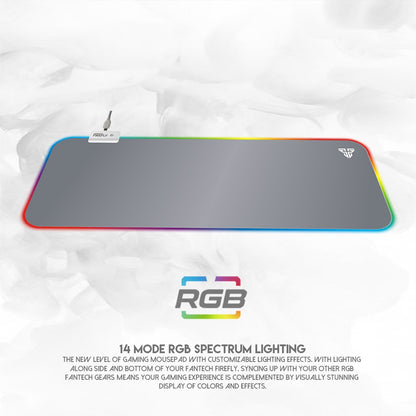 Fantech, Mpr800S Firefly Large Rgb Gaming Mouse Pad (White Space Edition)
