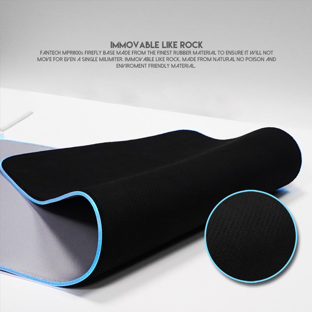 Fantech, Mpr800S Firefly Large Rgb Gaming Mouse Pad (White Space Edition)