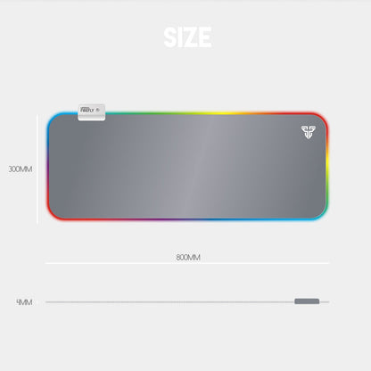 Fantech, Mpr800S Firefly Large Rgb Gaming Mouse Pad (White Space Edition)