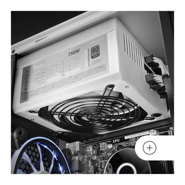 Mars, Gaming Mpze750M, Dc-Dc 750W Full-Modular Psu 80Plus Silver, +87% Ef, Ai-Rpm 14Cm Fan, Japanese Capacitors, 10 Years Warranty, Full White