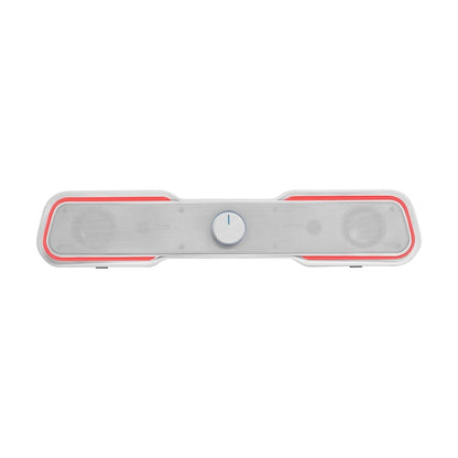 Mars, Gaming Msbxw Rgb Soundbar 10W Usb, Jack + Bluetooth 5.0, Dynamic Rgb, White