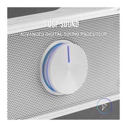 Mars, Gaming Msbxw Rgb Soundbar 10W Usb, Jack + Bluetooth 5.0, Dynamic Rgb, White
