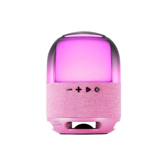 Mars, Gaming Ms-Flow, 360? Rgb Bluetooth 5.3 15W Speaker, 57Mm Deepbass, Radio Fm, Bluetooth And Microsd Playback, Pink