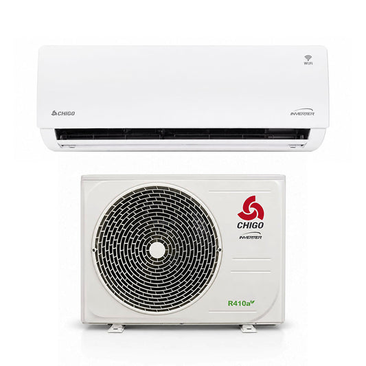 Chigo 12000BTU Dual Inverter AC, Gear Control, WiFi, 4D Airflow System [Excluding Installation], MT1-12KIGW