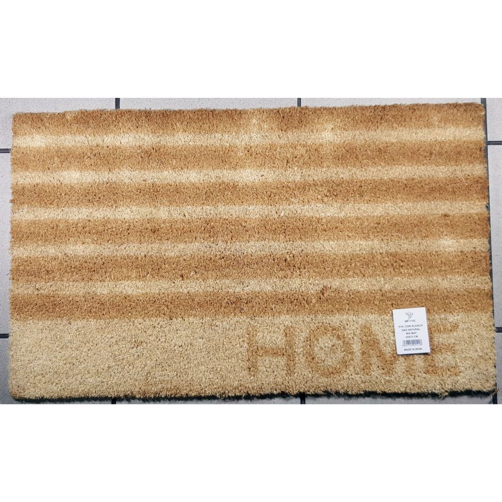 Zenit, Pvc Backed Bleach Pressed Mat 45X75