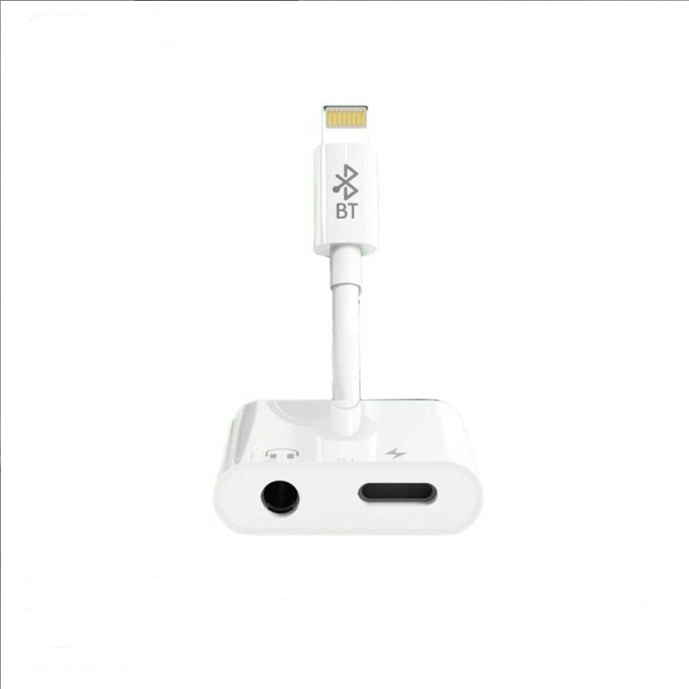 Moxom, MX-AX16, Wireless Lightning to 3.5MM Audio + Lightning Charge Adapter