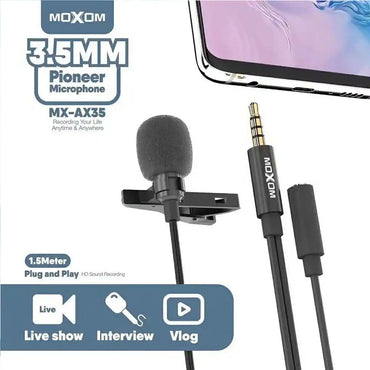 Moxom, MX-AX35, Pioneer Microphone Plug and Pay