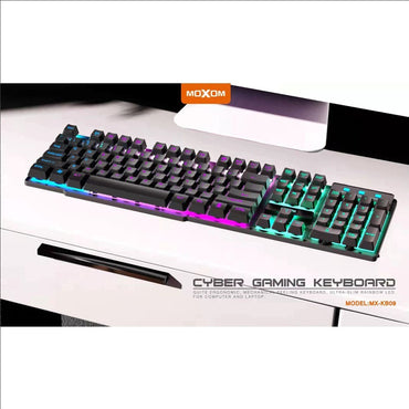 Moxom, MX-KB09, USB Gaming Keyboard Rainbow BackLight