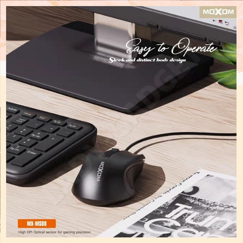 Moxom, MX-MS08 Elite Wired Mouse High DPI