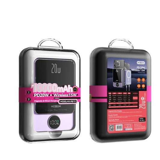 Moxom, Power Bank Magsafe Moxom, Mx-Pb111 Led Pd20W