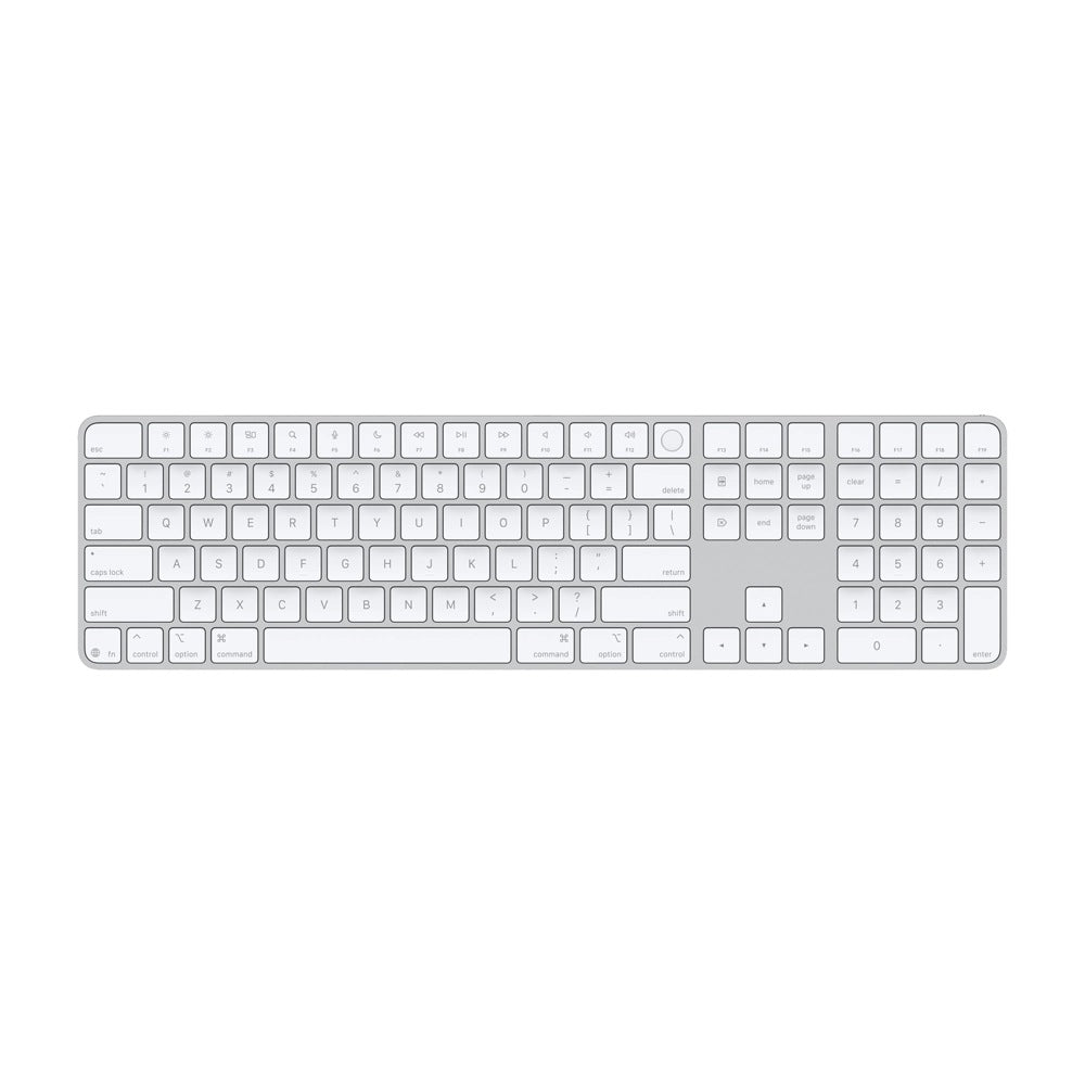 Apple, Magic Keyboard With Touchid And Numeric Keypad With Apple, Silicon (Usb-C)