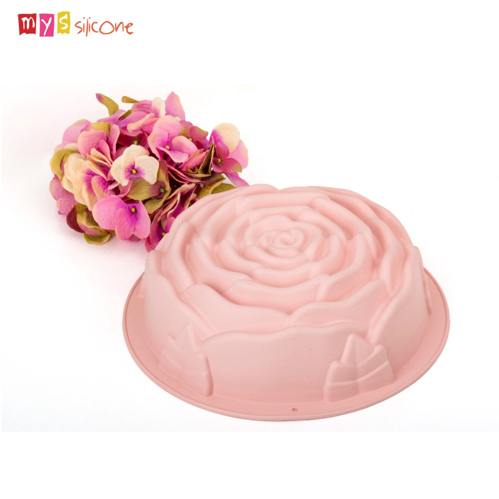 MYS Silicone, Rose Cake Mould Diameter: 23Cm Height: 9 Cm