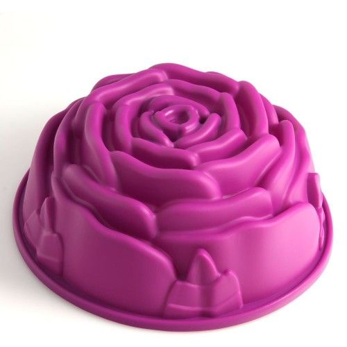 MYS Silicone, Rose Cake Mould Diameter: 23Cm Height: 9 Cm