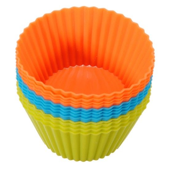 MYS Silicone, Jaggy Muffin (6 Pcs) Diameter: 7 Cm Height: 3 Cm
