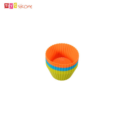 MYS Silicone, Jaggy Muffin (6 Pcs) Diameter: 7 Cm Height: 3 Cm