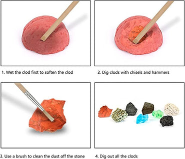 Set Enterprises Inc., Mystery Space Dig Site Solar System Excavation Dig Kit Educational Steam Diy Toys For Kids