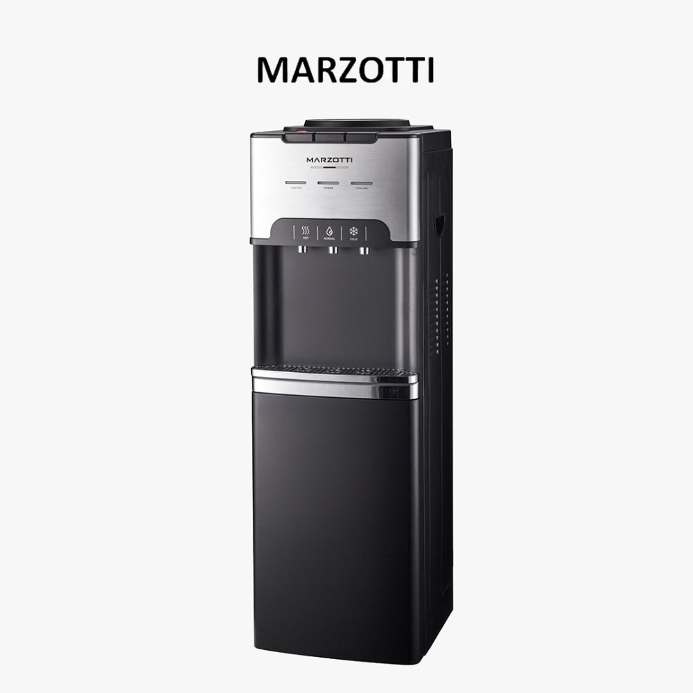 Marzotti, Top Loading Water Dispenser Black Compressor With Storage Cabinet Mzwd02A