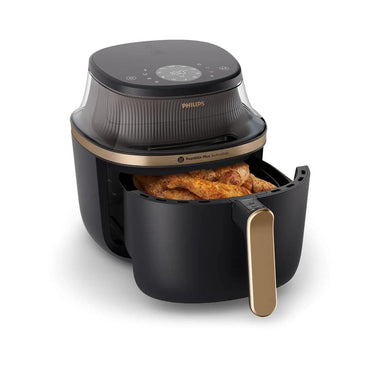 Philips, Airfryer XL - 6.2L, 1700W, See-through Cooking Window, 16 Cooking Functions, Touchscreen, RapidAir Plus Technology, Black, NA332