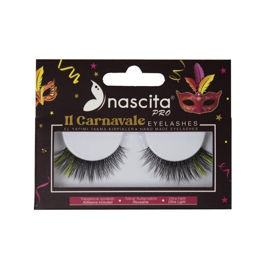 Nascita Carnavale Series Colorful False Eyelashes With Glue 130