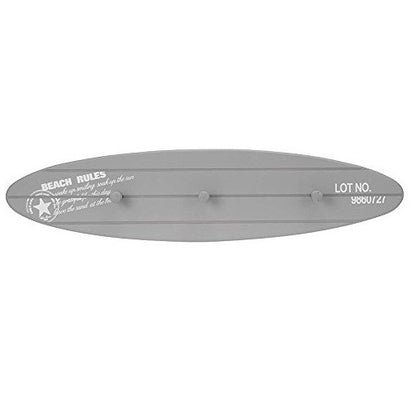 Surfboard Coat Rack 60 Cm Wooden, Available in Different Colors