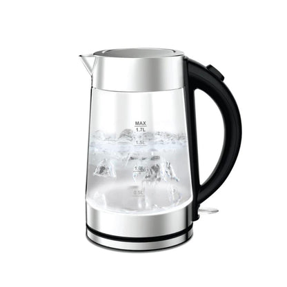 Nutricook Electric Glass Kettle  1.7L, Double-Wall, Heavy-Duty Design, Elite Durability, NC-GK100