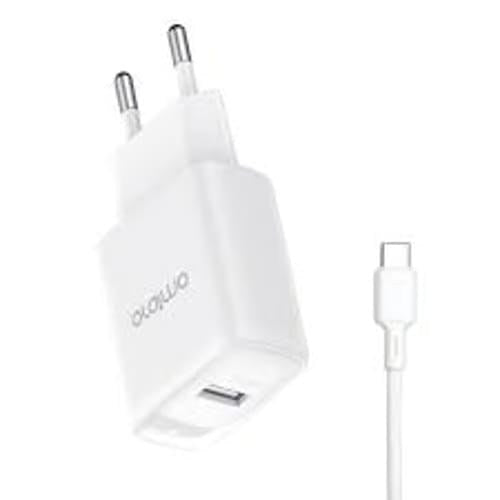 Oraimo, Compact Ocw-E66S+C53 2A Fast Charger +Fast Charging Type-C White