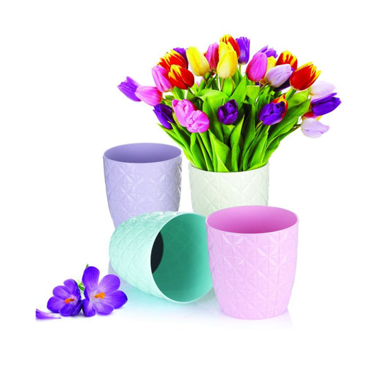 Freecook, Clover Cream Flower Pot Small Size