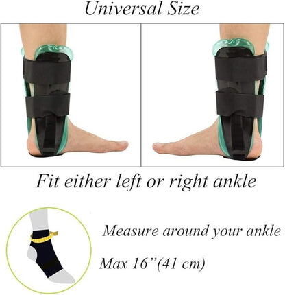 OrthoLife, Air Gel Ankle Stirrup Brace Support Provide Stability And Cold Compress(Gel & Air)