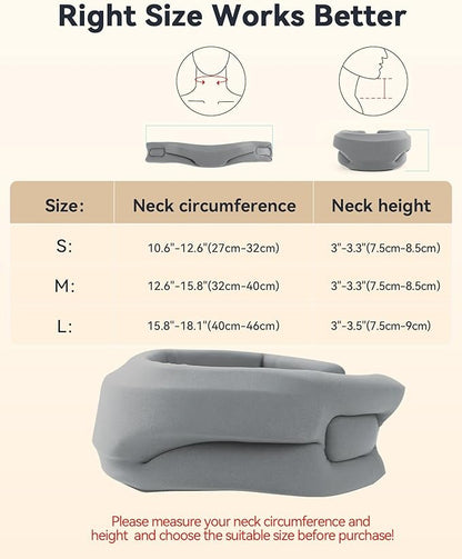 OrthoLife, Neck Brace Cervical Collar - Neck Support Brace For Sleeping, Soft Foam Wraps Keep Vertebrae Stable And Aligned For Relief Of Cervical Spine Pressure For Women & Men