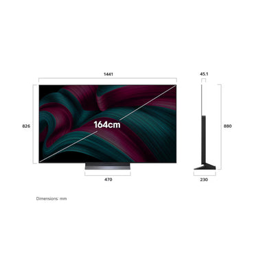 LG OLED 65-Inch EVO C5 4K – 144Hz Smart TV – AI Magic Remote WebOS25 2025, OLED65C56LA