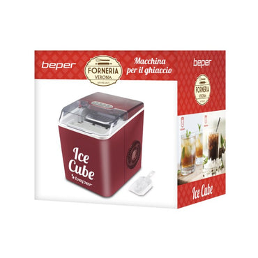 Beper, Ice Maker Machine, 12 kg in 24 Hours Stainless Steel 1.3 L Plastic, P102CON550