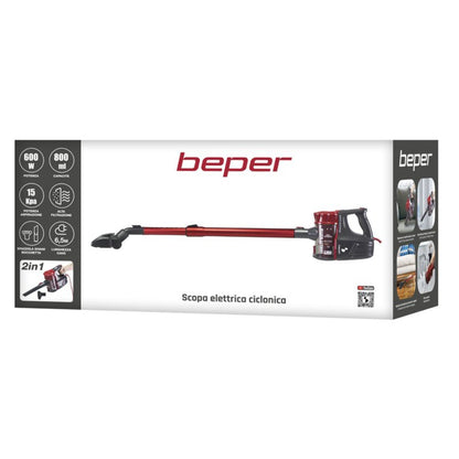 Beper, 2-In-1 Stick Vacuum Cleaner 600W, Dust Extractor, P202ASP001