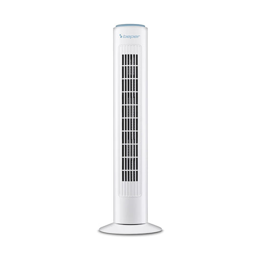 Beper Tower Fan 45W, Quiet Fan, Height 72cm, Automatic Oscillation [White], P206VEN301