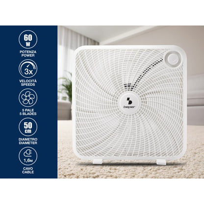 Beper, Box Fan 50Cm, P206Ven550