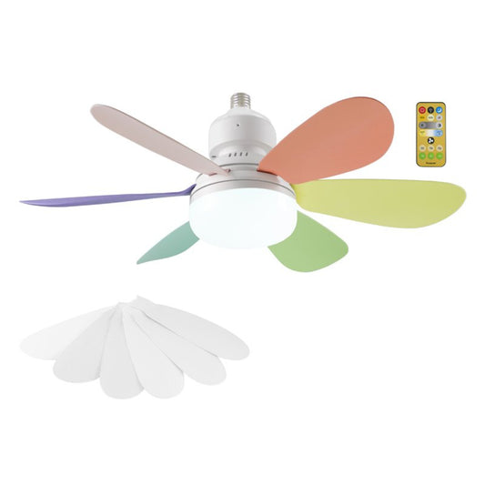 Beper Ceiling Fan, 40W, Lighting And Ventilation With Interchangeable Design, 2 Sets Of Blades, 3 Speeds, Remote Control, P206VEN610